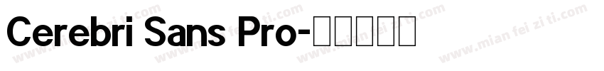 Cerebri Sans Pro字体转换